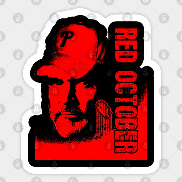 RED OCTOBER Sticker by ATOMIC PASSION